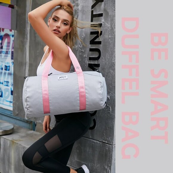 BE Smart Gym Bag, Waterproof Sports Duffel for Men & Women with Shoe Compartment - Picture 2 of 9